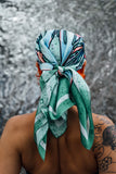 Teal Crown Scarf